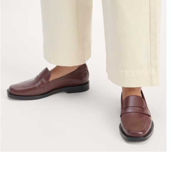 NWT Everlane Brown Leather Penny Loafer size 10 - Picture 6 of 6